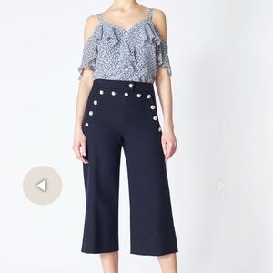 Veronica Beard Silk Gavin Off Shoulder Top